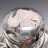 Antique American Art Nouveau Silver Overlay Glass Perfume Bottle, Alvin